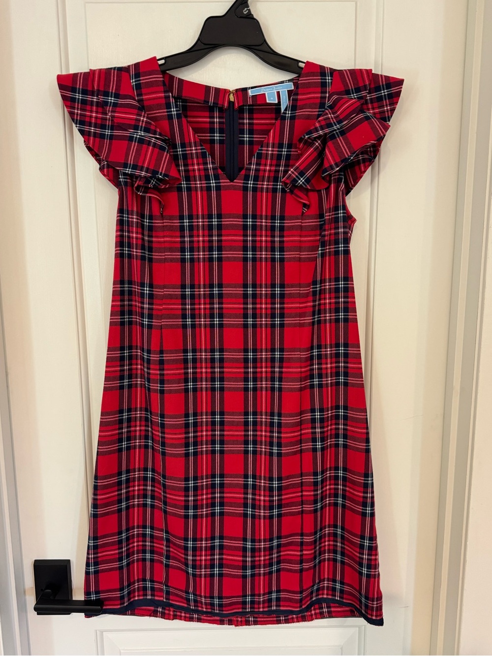 Draper James red plaid dress
